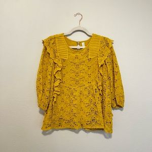Anthropologie Boho Blouse